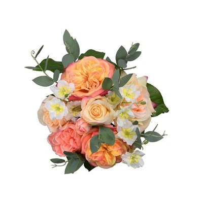 造花のバラの花束